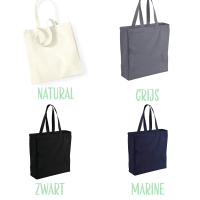 LUXE CANVAS TAS BLOEMEN/BLAADJES - EIGEN DIER